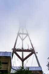 Fototapeta na wymiar sutro tower fog