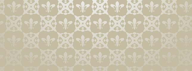 Decorative background pattern. Gray wallpaper texture, horizontal, vector illustration