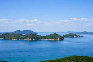 瀬戸内海と島々　香川県高松市