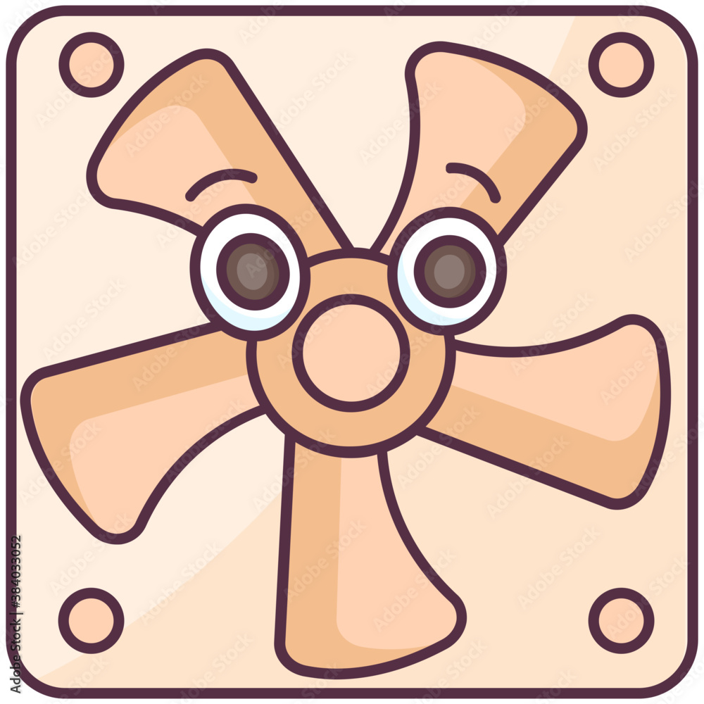 Poster processor fan