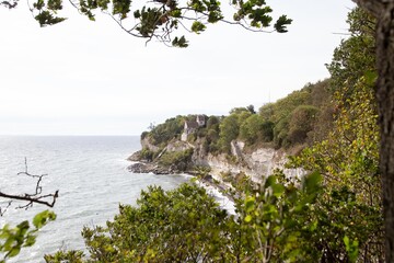 The white cliffs of Stevns in Denmark © mariannerjensen