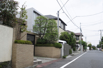 世田谷区瀬田の住宅街