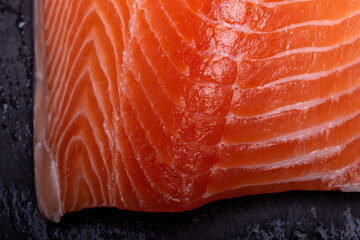 fresh salmon fillet