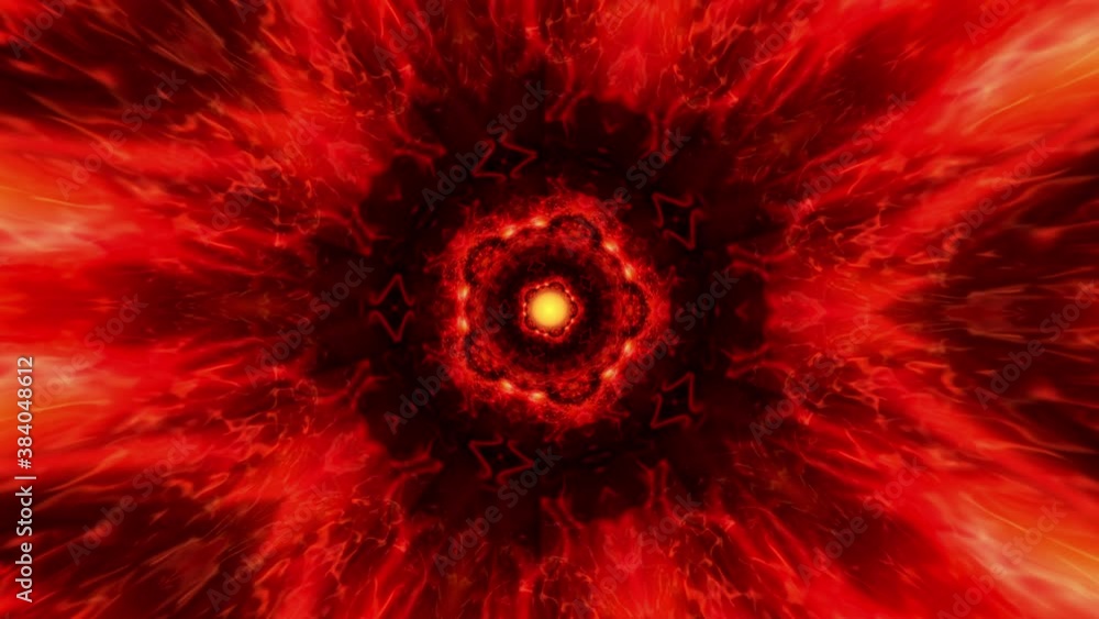 Poster 4k abstract shining mandala loop. animation of an abstract shining and looping mandala or celtic kno