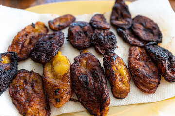 Nigerian Deep Fried Overripe plantain ready to eat