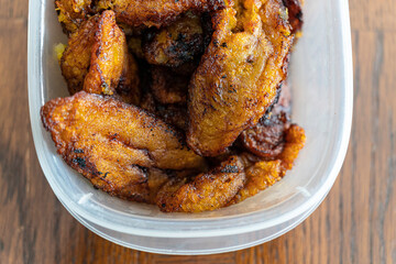 Nigerian Deep Fried Overripe plantain ready to eat