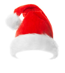 Obraz na płótnie Canvas Santa Claus red hat.