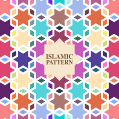 Abstract islamic geometric pattern