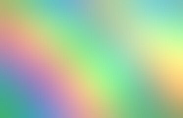Rainbow stripes blur pattern. Green yellow pink gradient background. Spectrum light strokes.