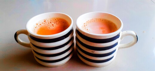Coffe cups with coffee