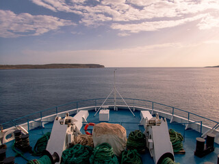 A ferry running between Malta and the small island of Gozo