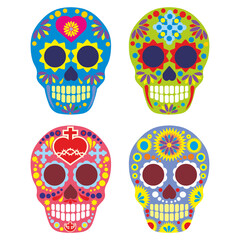Holy Death, Day of the Dead, mexican sugar skull