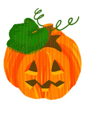 Zucca intagliata per halloween