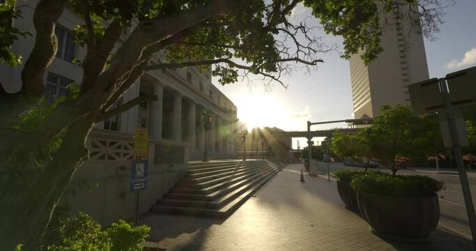Sunset Miami Downtown Courthouse building c4k