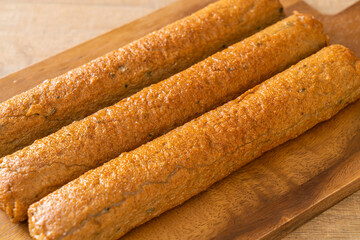 fried fish cake or fish ball