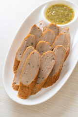 fried fish cake or fish ball