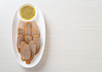 fried fish cake or fish ball