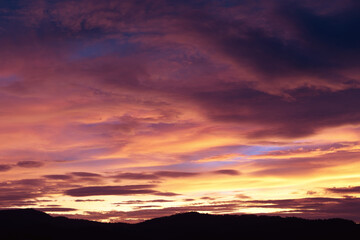Beautiful cloudy sky in morning