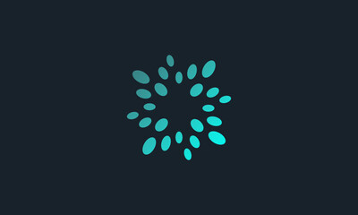 Creative Vector Illustration Logo Design. Abstract Glow Light Illustration