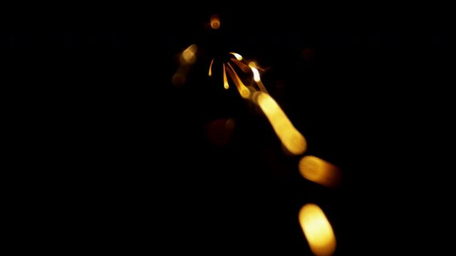 Sparks 4K 07 looped. Red hot sparks at grinding steel material. Use them as over-layer, with blending mode (add, screen&hellip;). 

- 4K Resolution(3840x2160)
- 25 FPS
- Alpha Channel
- Looped Video