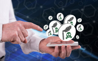 Concept of air pollution