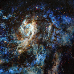 Endless universe. Elements of this image furnished by NASA