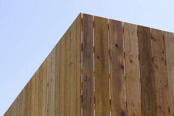 木製の塀