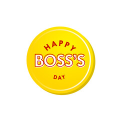 Happy Boss's Day Vector Design For Banner Print and Greeting Background