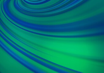 Light Blue, Green vector glossy bokeh pattern.