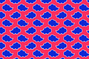 Seamless cloud pattern. suitable for backgrounds and wallpapers.