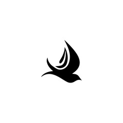 creative logo design Swallow bird logo vector template illustration
