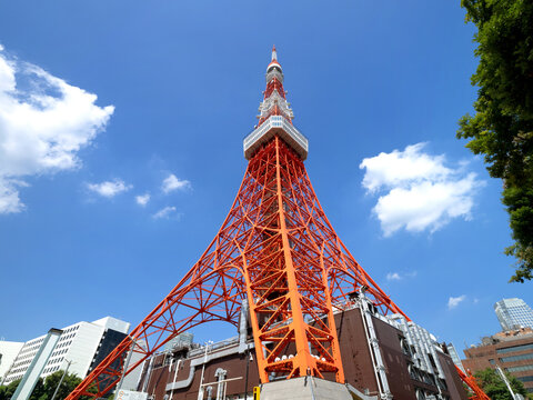 東京タワー。2020年10月、東京都港区にて撮影。