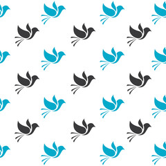 creative logo design Swallow bird logo vector template illustration