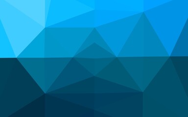 Fototapeta premium Light BLUE vector polygonal template.