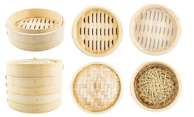 Chinese steamed gourmet cookware bamboo steamer