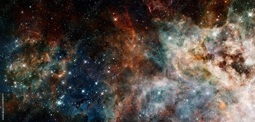 Wall mural outer space. elements of this image furnished by nasa