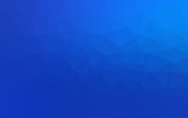 Light BLUE vector polygonal background.