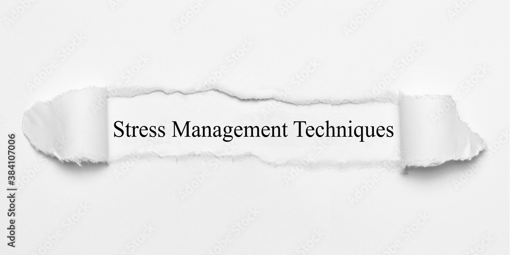 Wall mural Stress Management Techniques