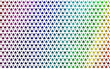 Light Multicolor, Rainbow vector seamless background with triangles.
