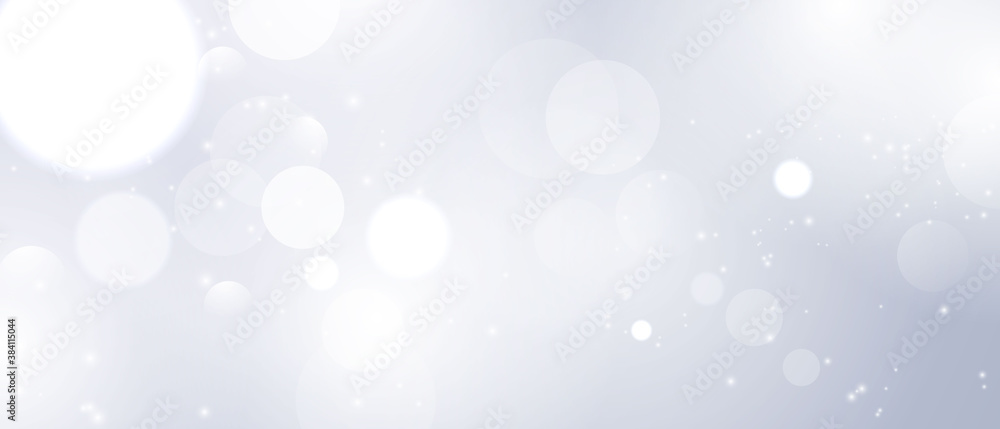 Wall mural abstract blurred light element that can be used for cover decoration bokeh background vector