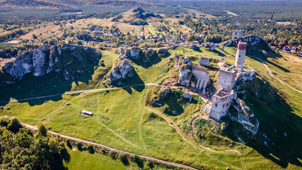 Zamek w Olsztynie – ruiny zamku leżącego na Jurze Krakowsko-Częstochowskiej, wybudowanego w...