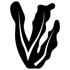 
glyph icon design of plexaura coral reef
