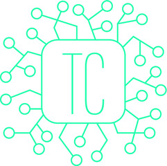 Innovations systems logo and icon. Future technologies in automatics systems and computers industry. Geometry style with linear pictogram. Different company capital letters