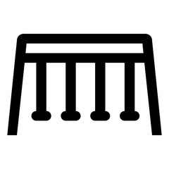 
A swing for kids at amusement park 
