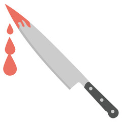 
A knife to use as a weapon 
