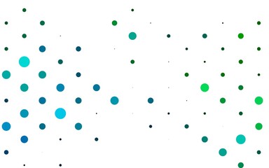 Light Blue, Green vector texture with disks.