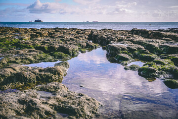 rock pools by the sea