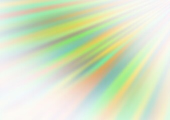 Light Green vector texture with colored lines.