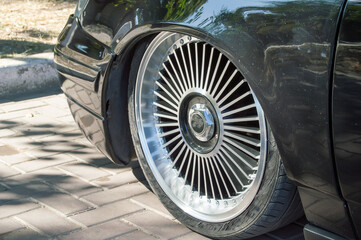 wheel of the car