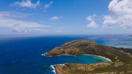  Aerial East Honolulu Coast Oahu, Hawaii